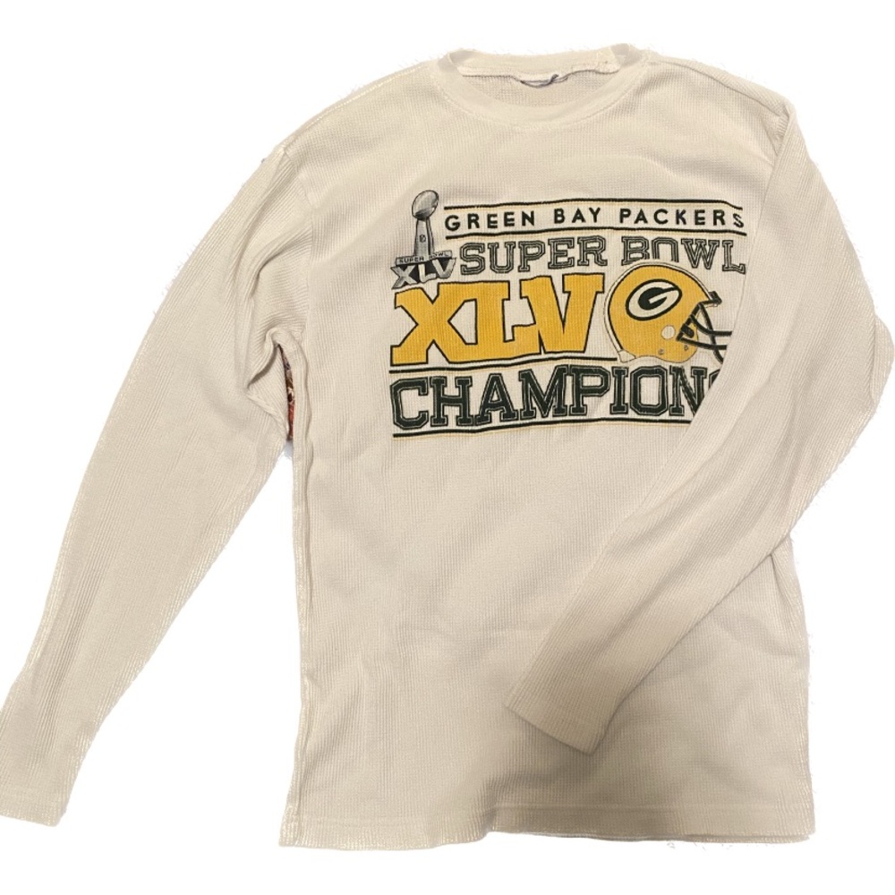 GB PACKERS WAFFLE KNIT LONG SLEEVE